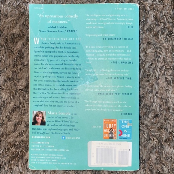 Where'd You Go, Bernadette book by Maria Semple - Picture 4 of 4